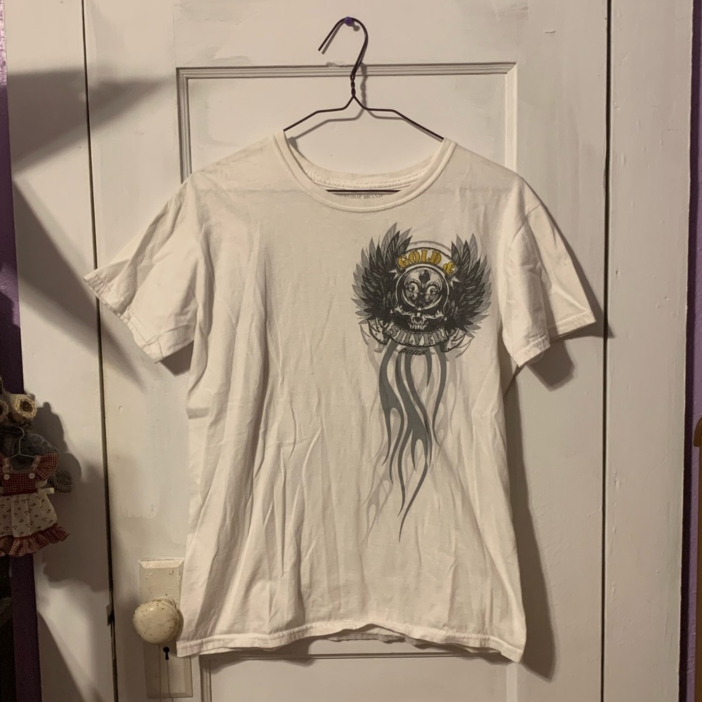 Gold & Silver Pawn Shop Graphic Skull Men’s Tee